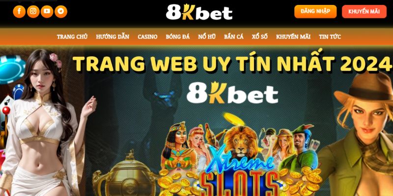 Trang chủ 8KBET là nơi an toàn nhất để anh em lấy link vào nhà cái